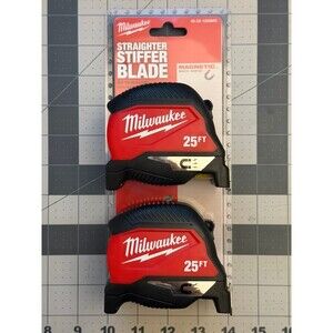 Milwaukee 25ft Compact Magnetic Tape Measure 2-Pack